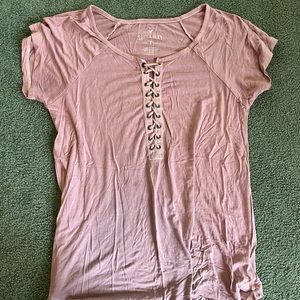 American eagle purple shirt